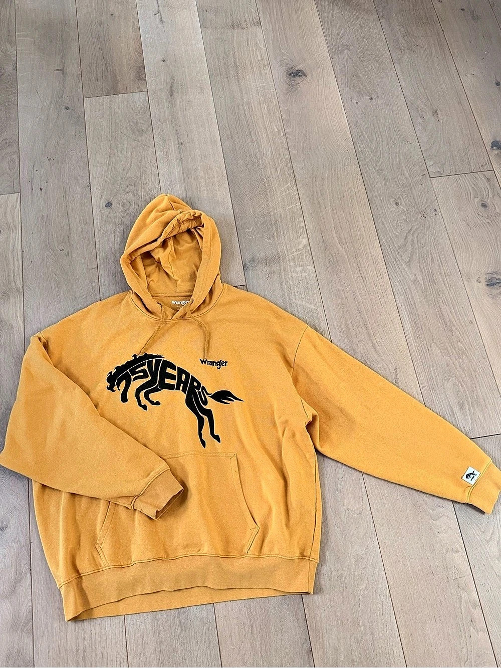 Wrangler 75th Anniversary Hoodie Orange Size Large